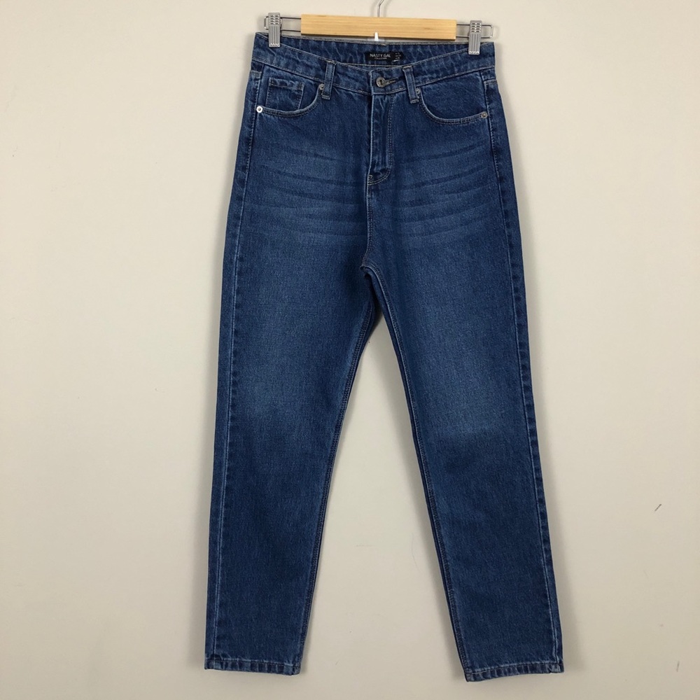 Nasty Gal Collection High Waisted Medium Wash Jean
